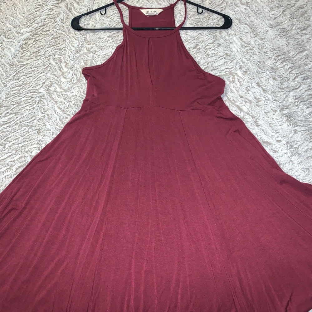 Burgundy American Eagle Soft & Sexy dress
